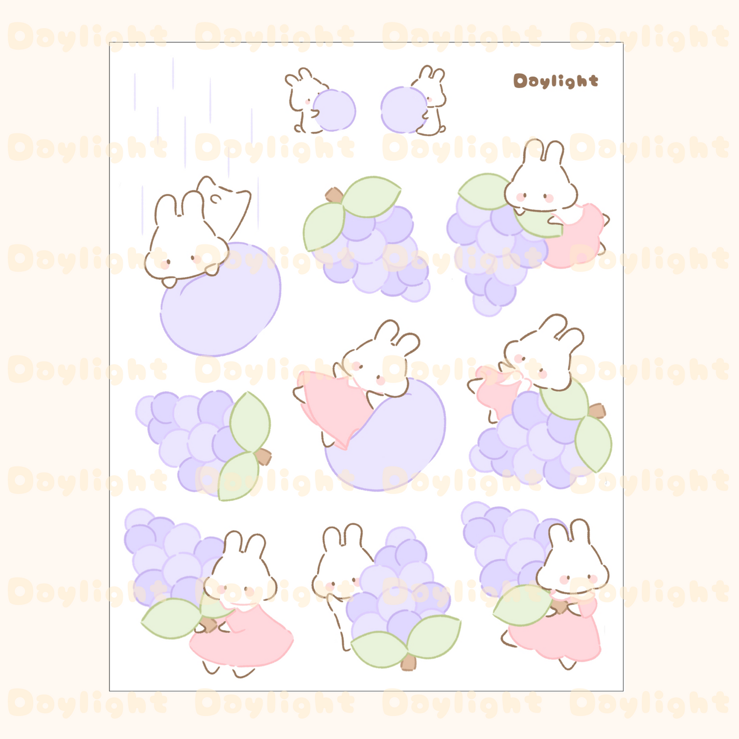 Fruits Sticker Sheets Bundle