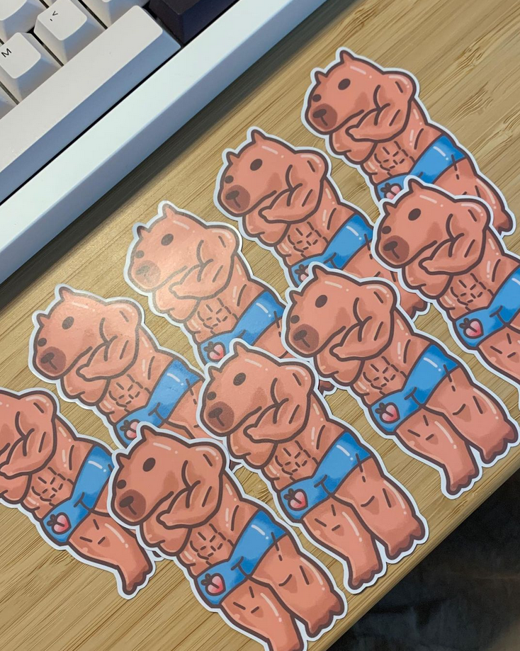 Henchybara Die Cut Sticker