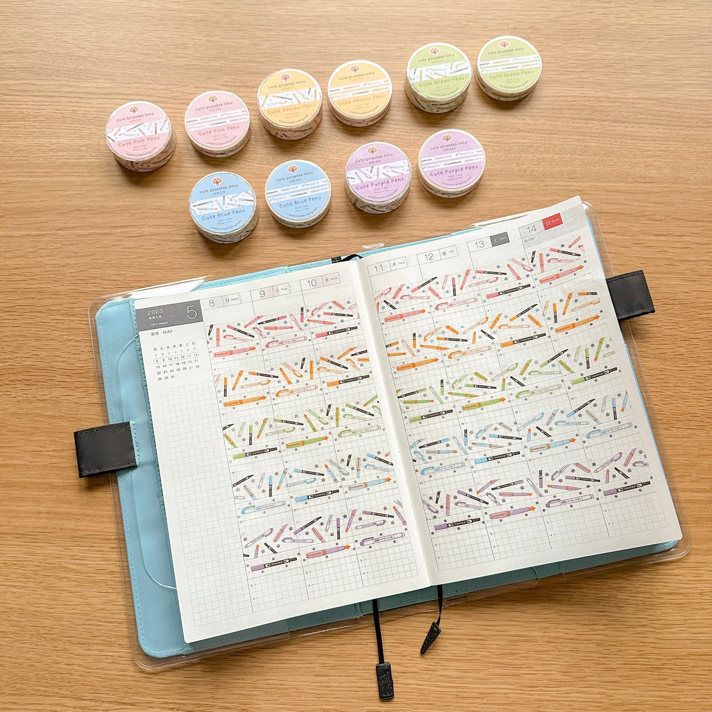 Cute Rainbow Pens Bundles