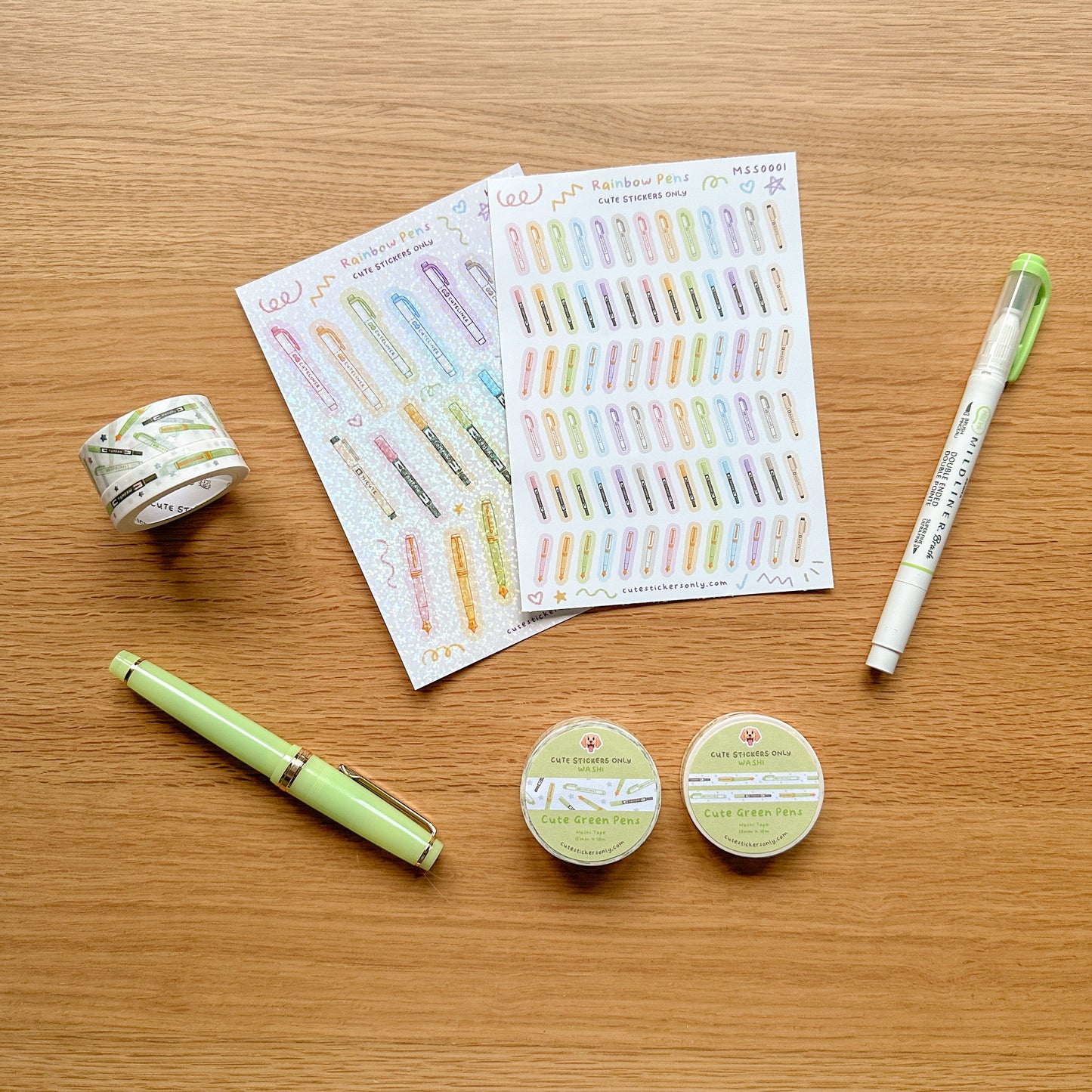 Cute Rainbow Pens Bundles