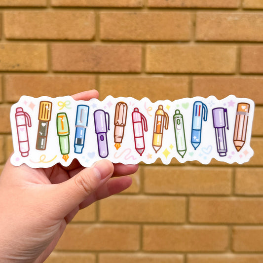 Pen Collectors Club 18cm Long Stickers & Magnets