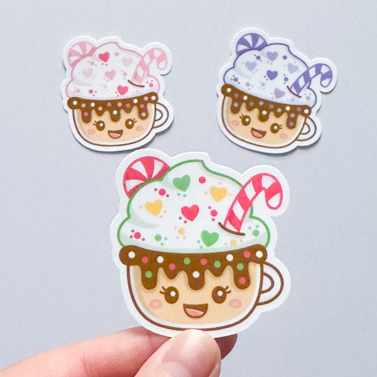 Kawaii Hotties Matte Die Cut Stickers