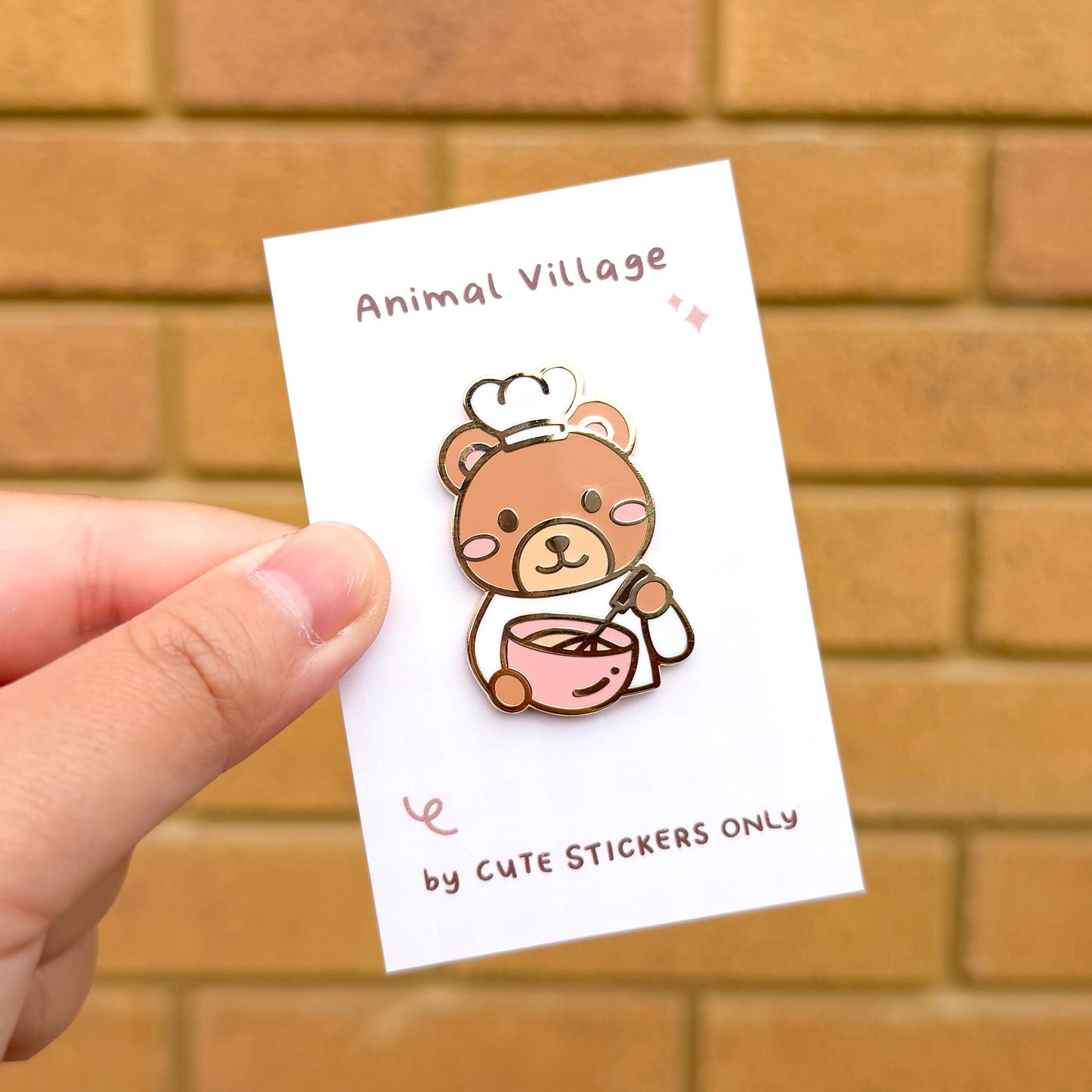 Baker Bear - Enamel Pin