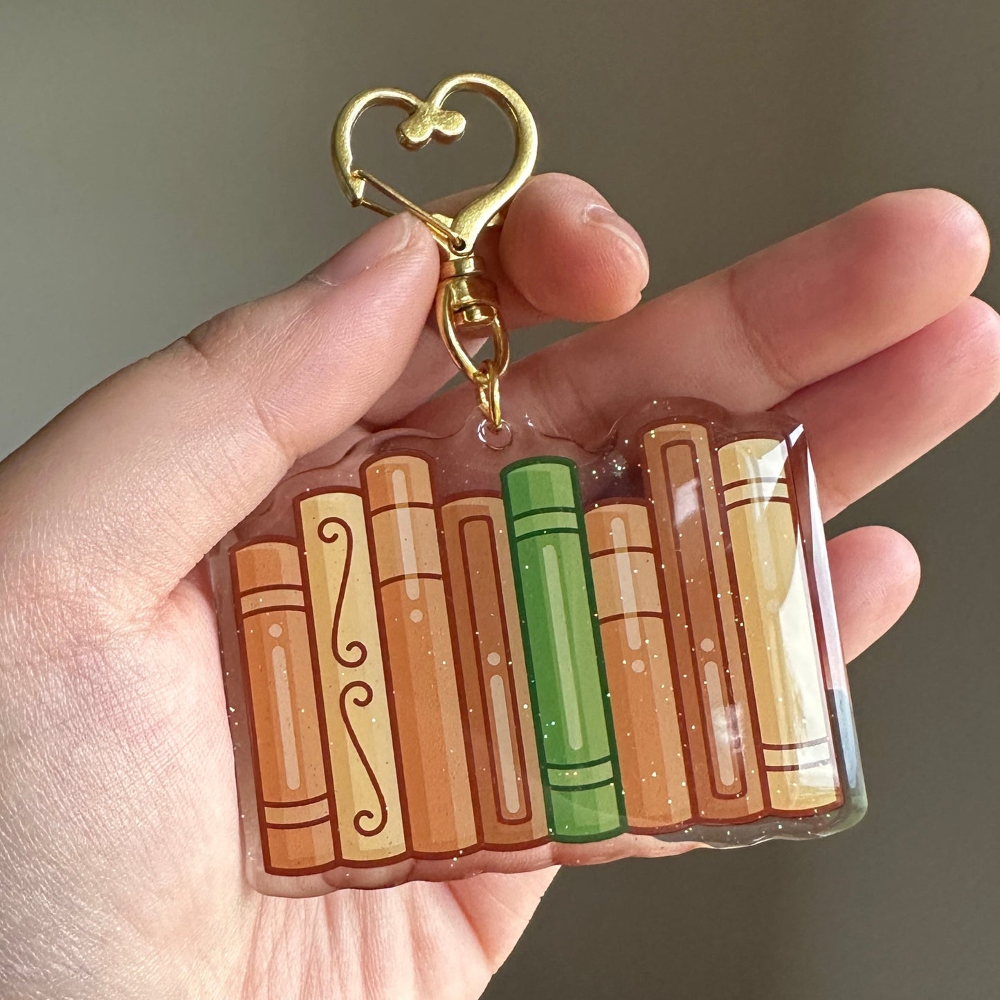 Kawaii Cafe - 2.5in Glitter Epoxy Keychains