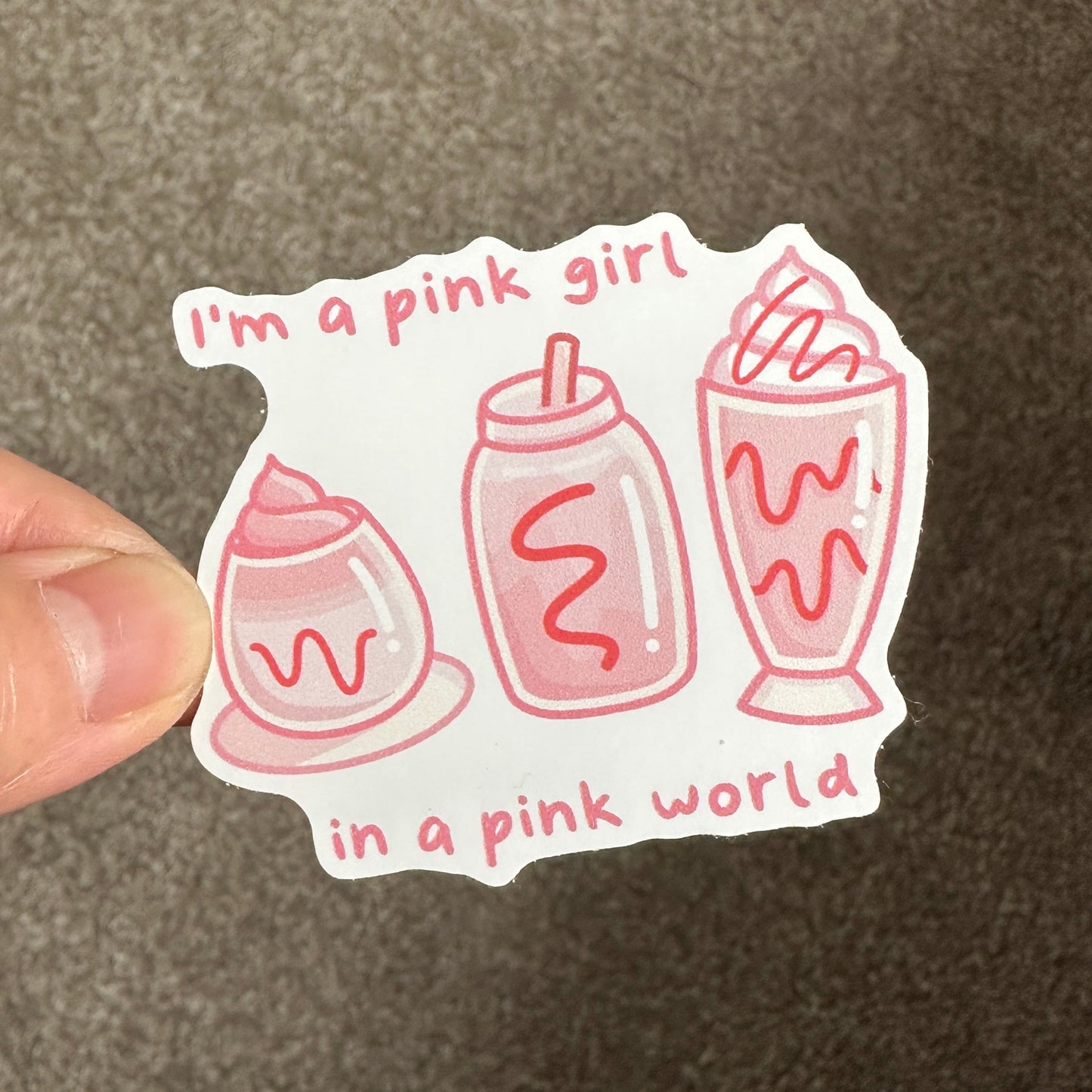 I'm a B*rbie Girl - Drinks Edition Matte Die Cut Stickers