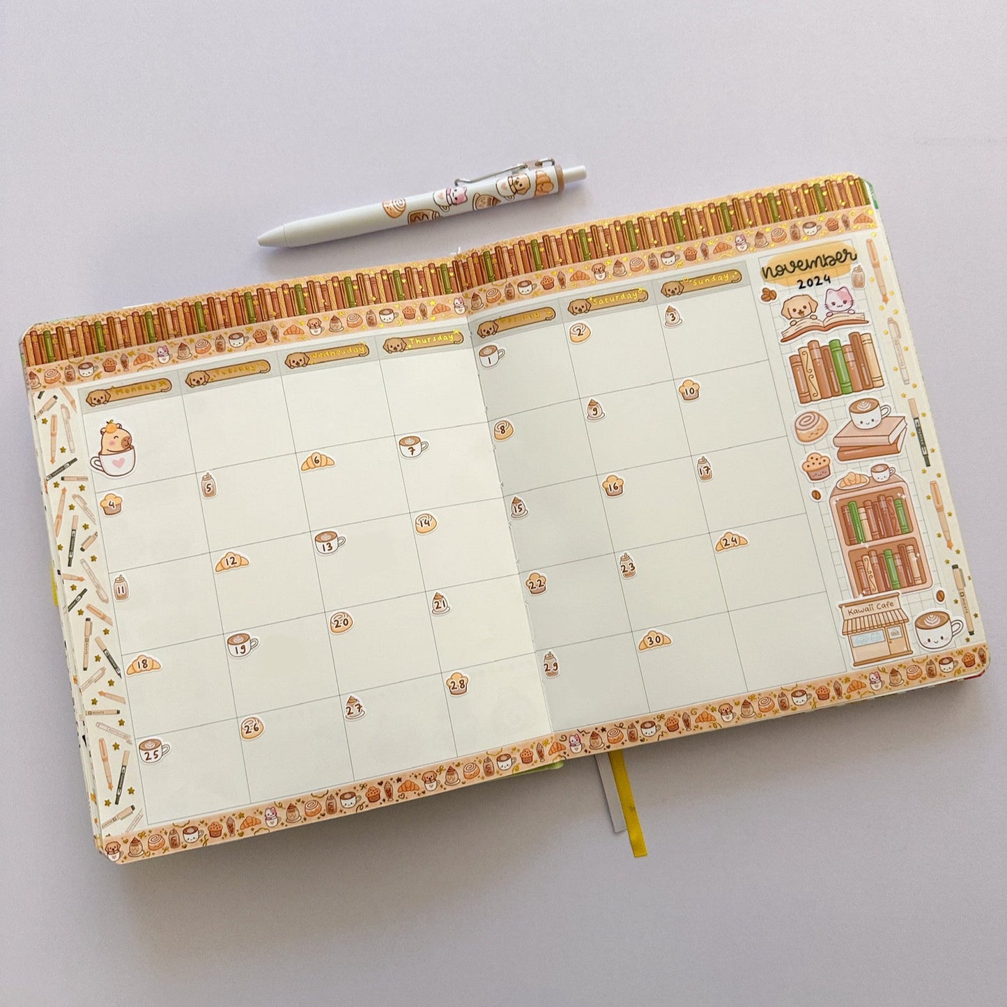 Books & Lattes Date Covers - Premium Sticker Sheet