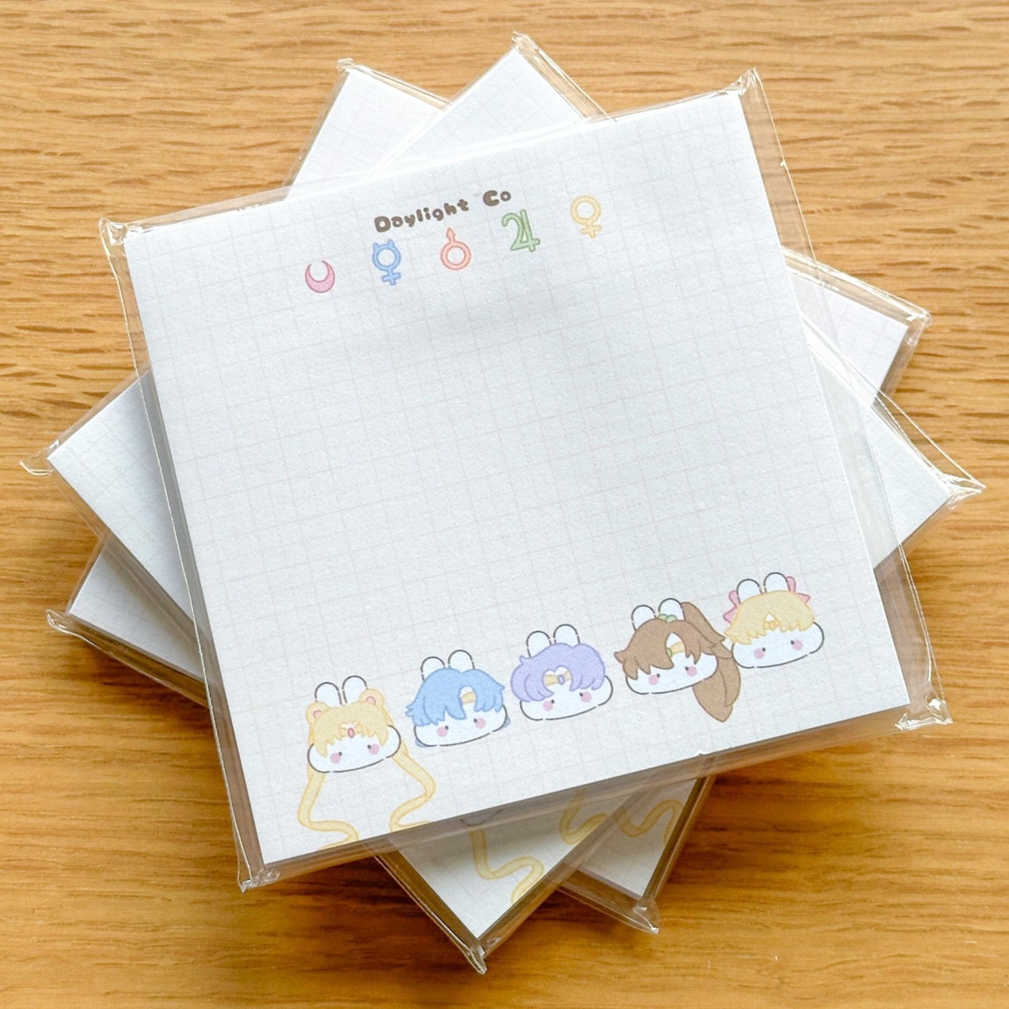 Sailor Moon Bunnies Sticky Notes