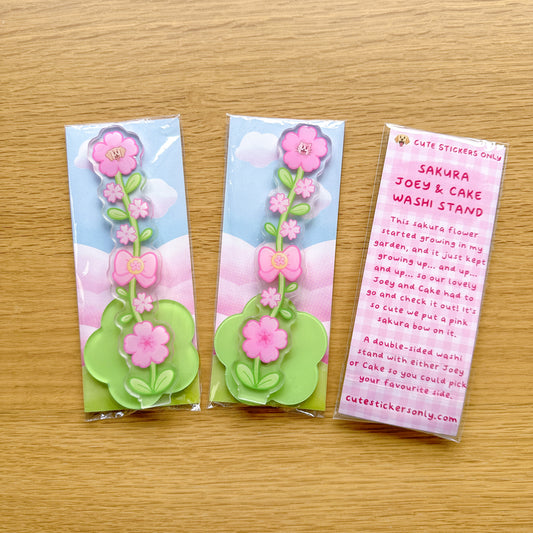 Sakura Joey and Cake Washi Stand
