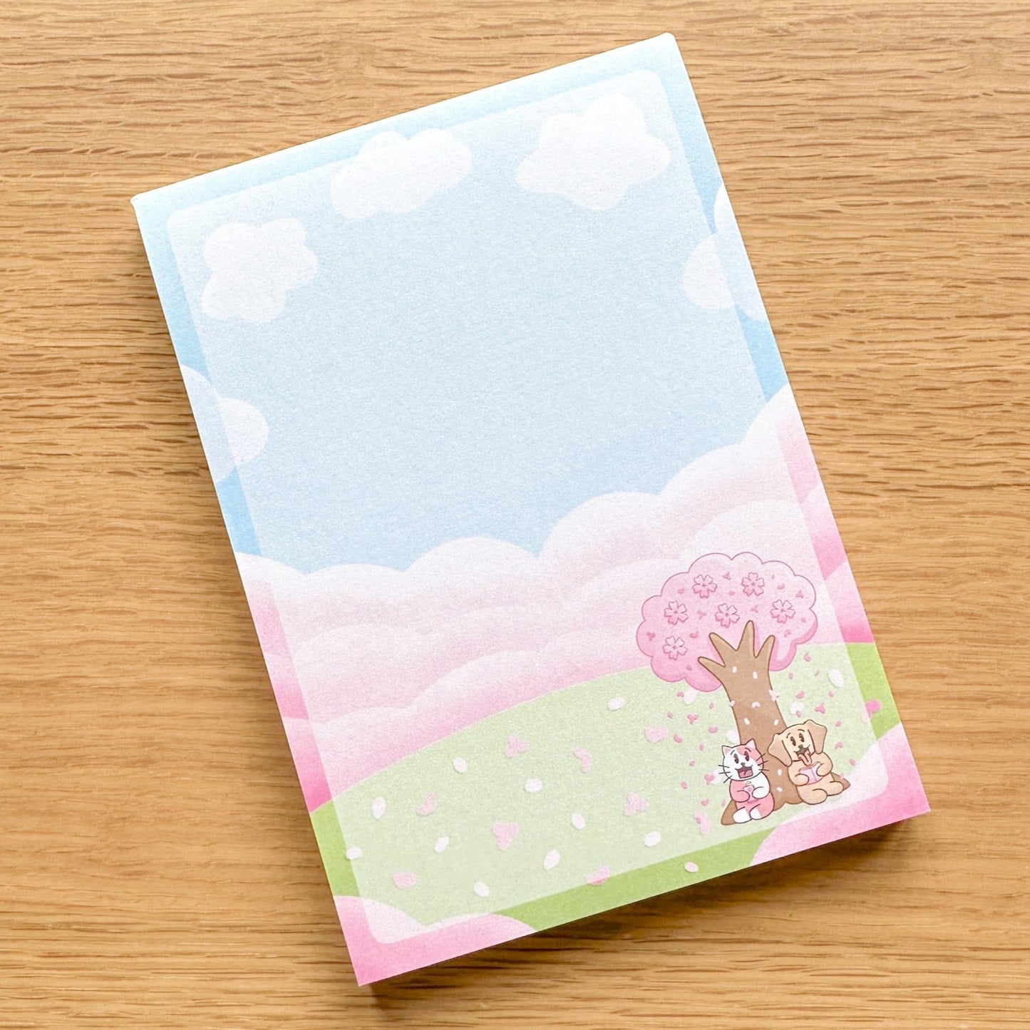 Sakura Joey and Cake A6 Notepad