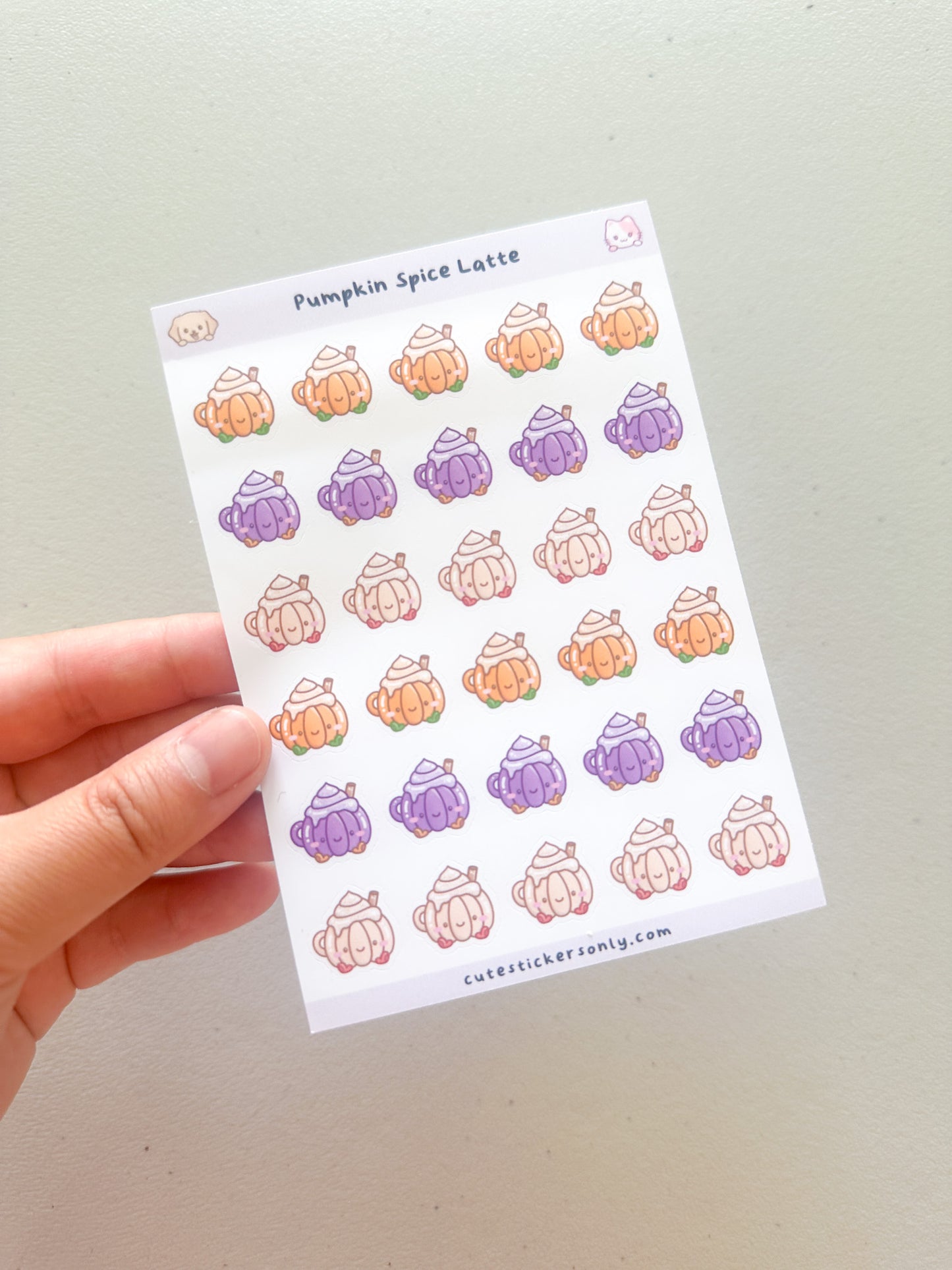 Pumpkin Spice Latte - Sticker Sheets