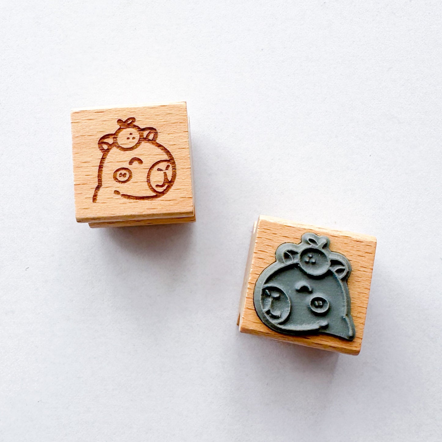 Capybara Wooden Stamps