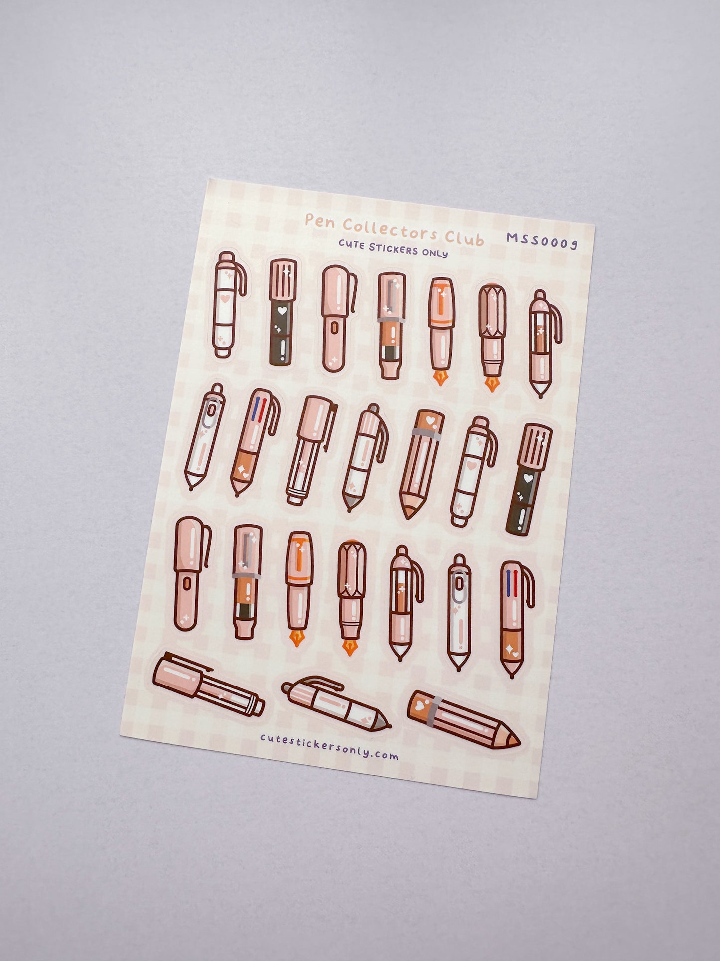 Pen Collectors Club Sticker Sheets