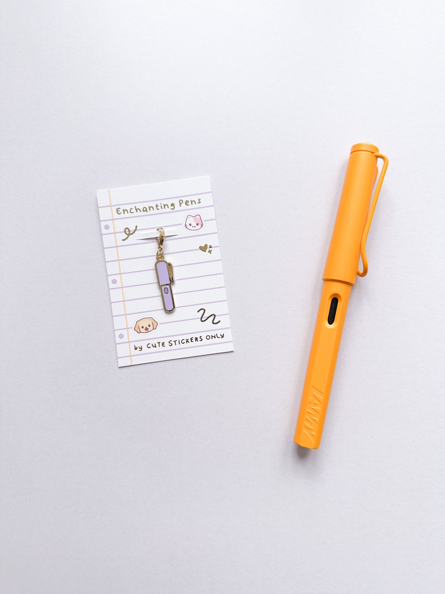 Enchanting Pens Enamel Charms