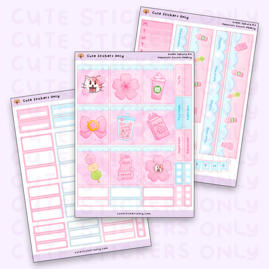 Sweet Sakura Kit - Hobonichi Cousin Weekly