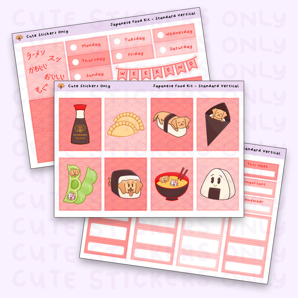 Japanese Food Kit - Standard Vertical