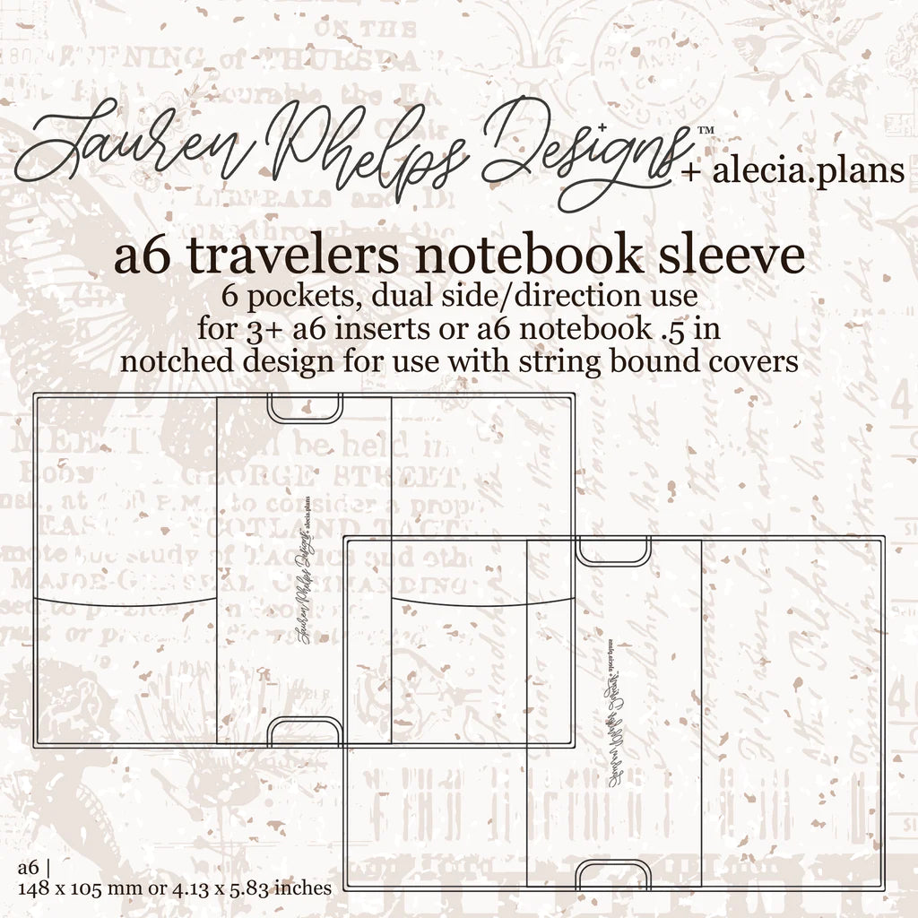 Clear Vinyl Travelers Notebook Sleeve