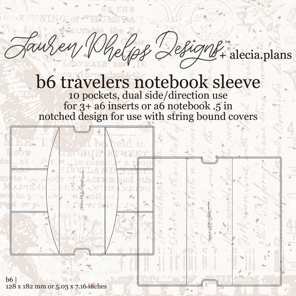 Clear Vinyl Travelers Notebook Sleeve