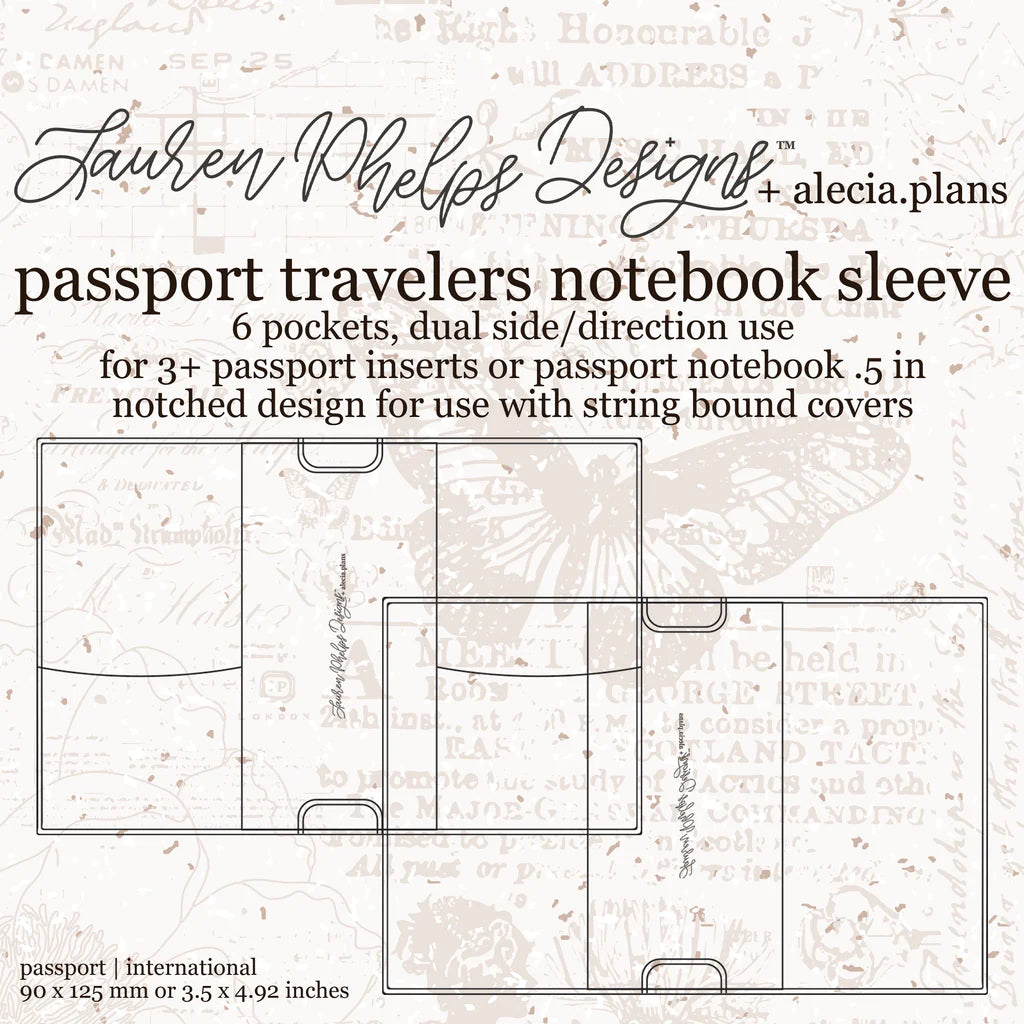 Clear Vinyl Travelers Notebook Sleeve