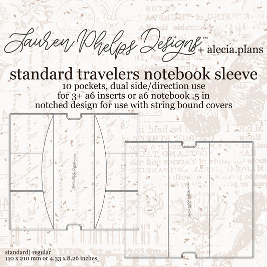 Clear Vinyl Travelers Notebook Sleeve