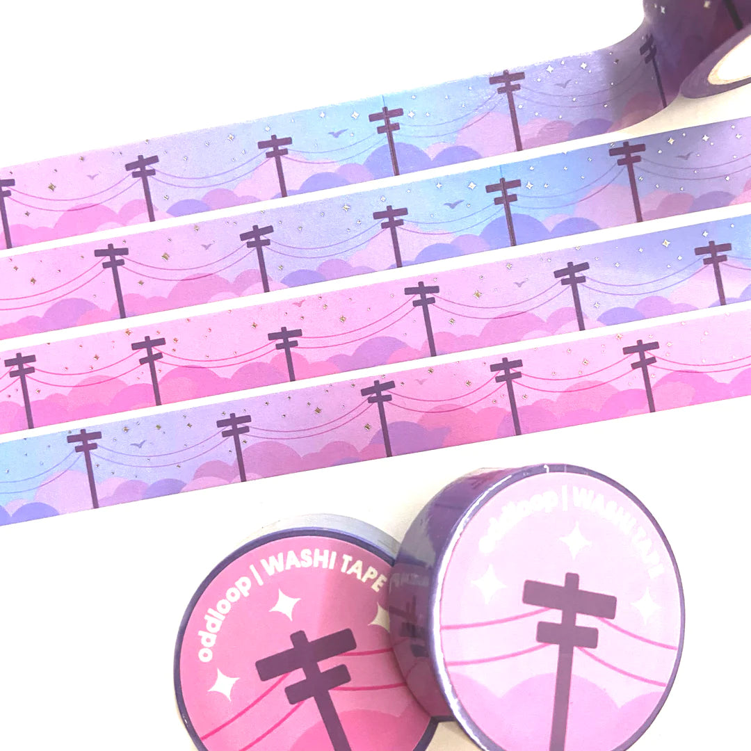 Lofi Telephone Polls 15mm Washi
