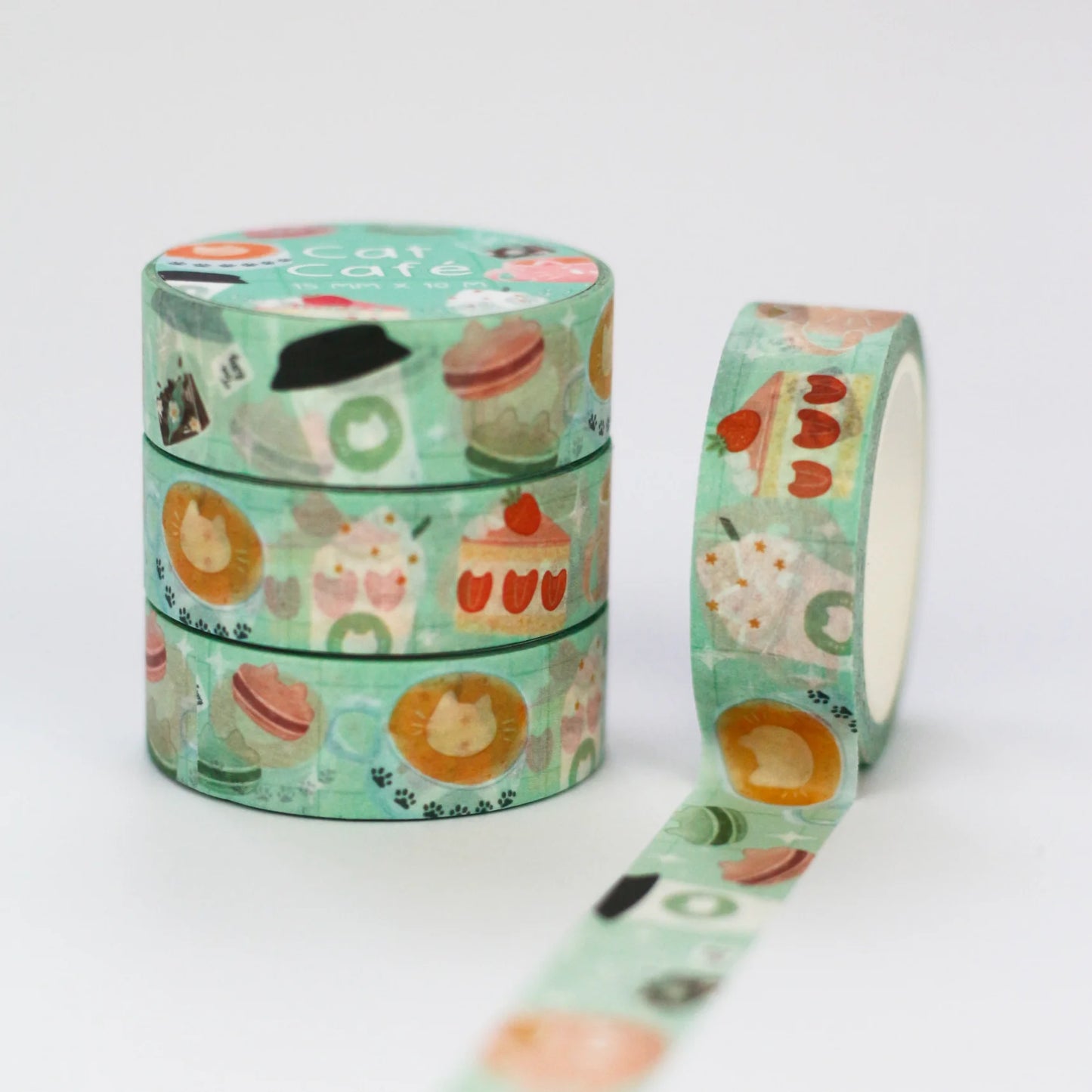 Cat Café Washi Tape