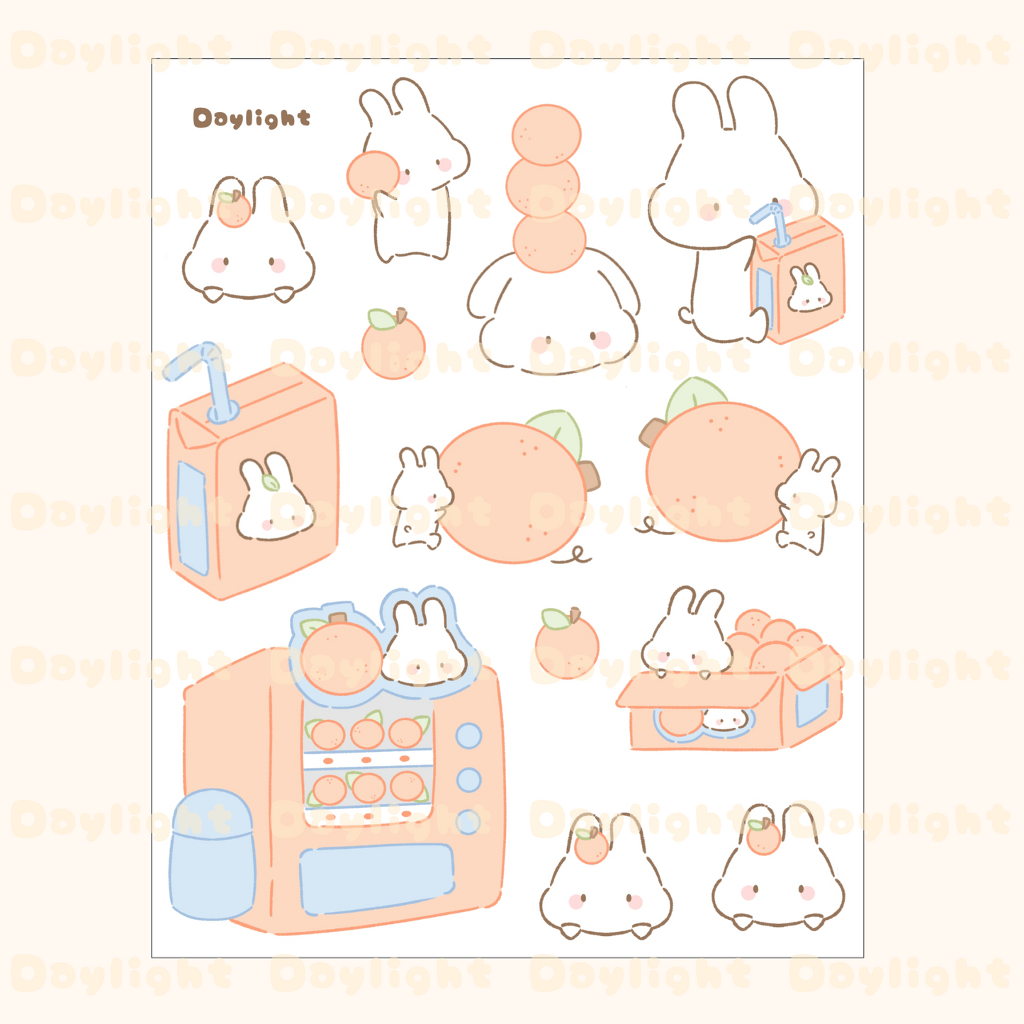 Fruits Sticker Sheets Bundle