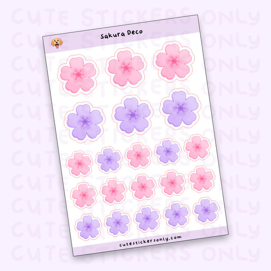 Sakura - Deco Sticker Sheet
