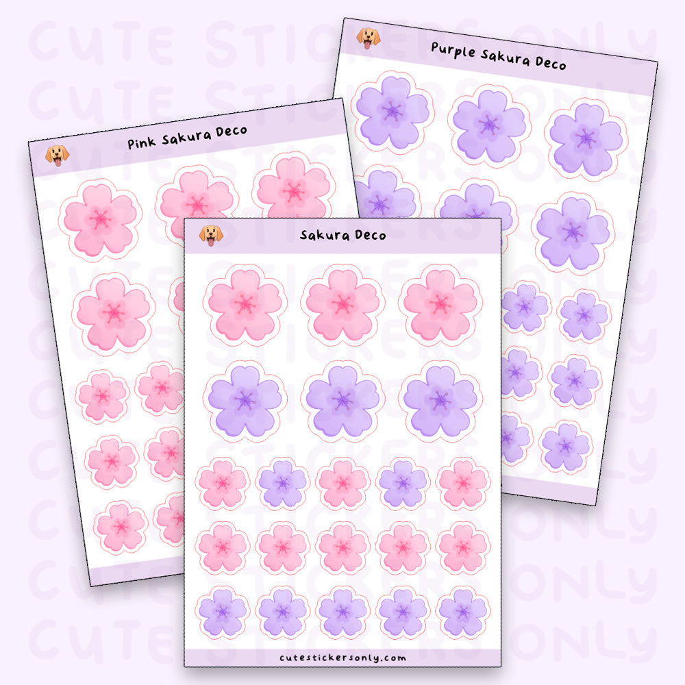 Sakura - Deco Sticker Sheet