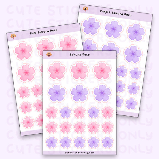Sakura - Deco Sticker Sheet