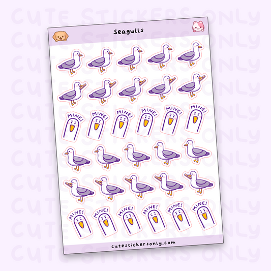 Seagulls - Sticker Sheet