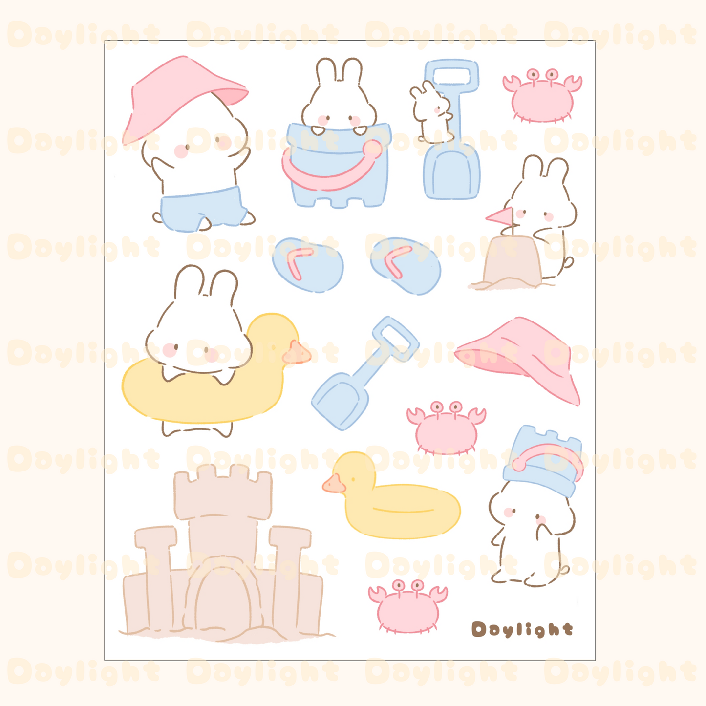Summer Sticker Sheets Bundle