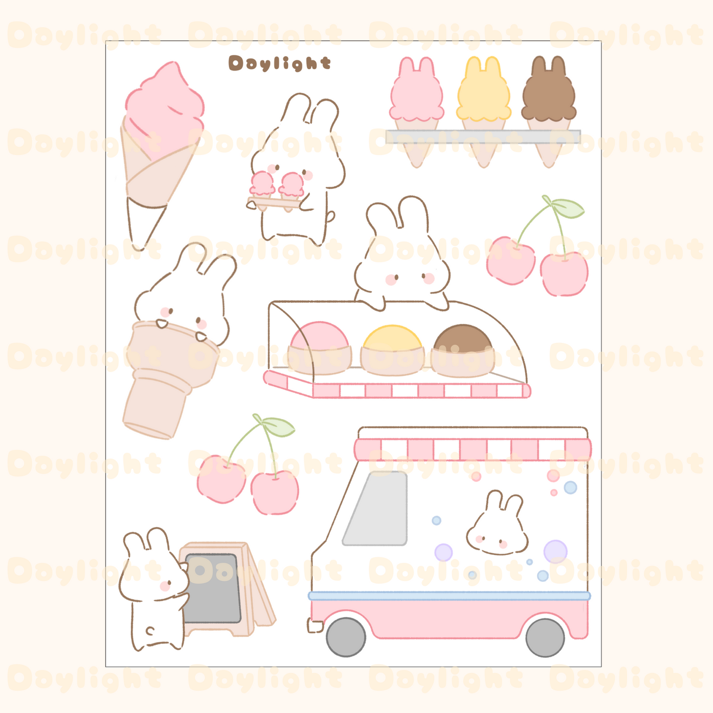 Summer Sticker Sheets Bundle