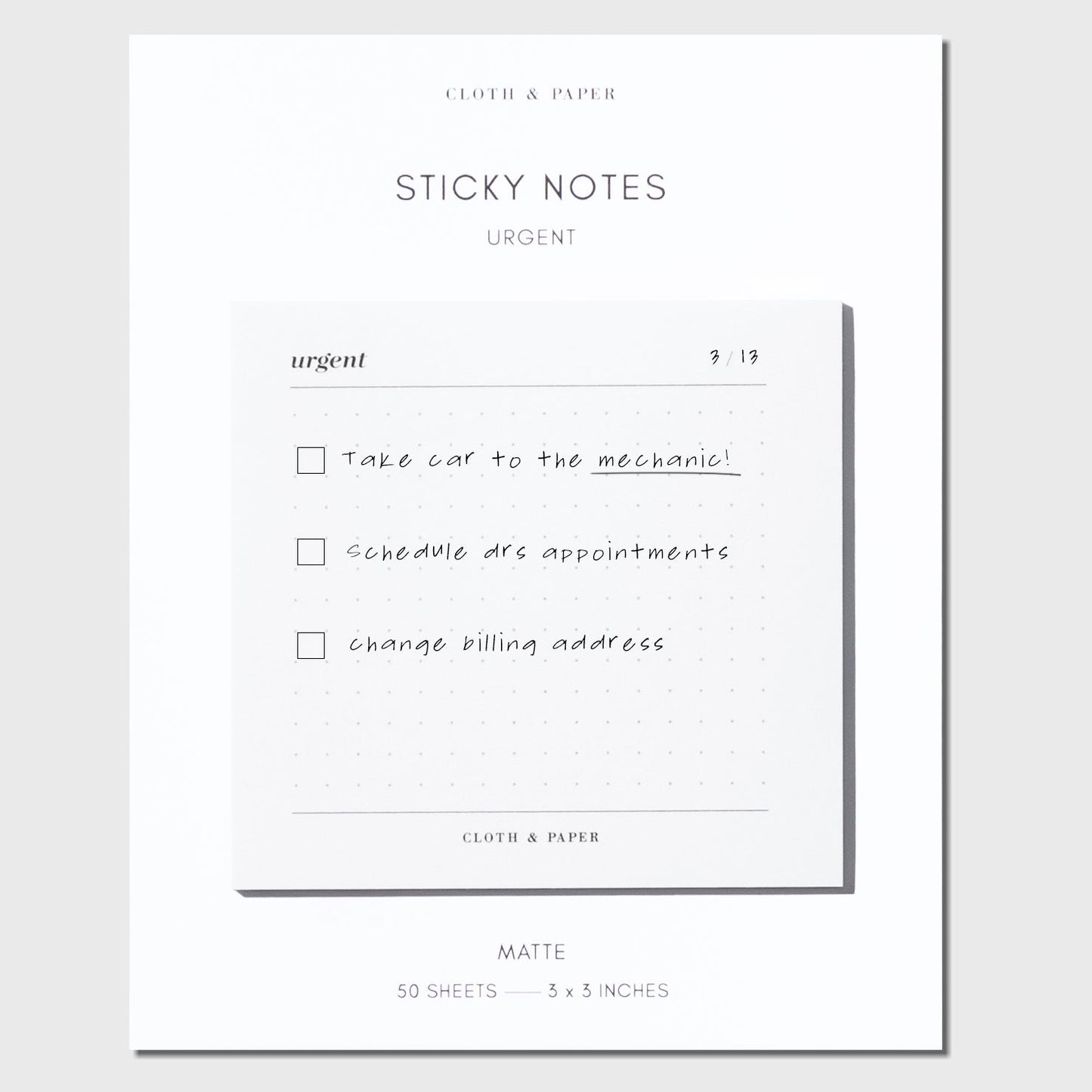 Urgent Sticky Notes