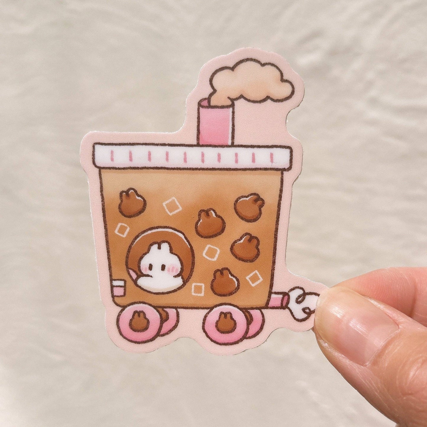 Boba Bunnymobile Vinyl Sticker