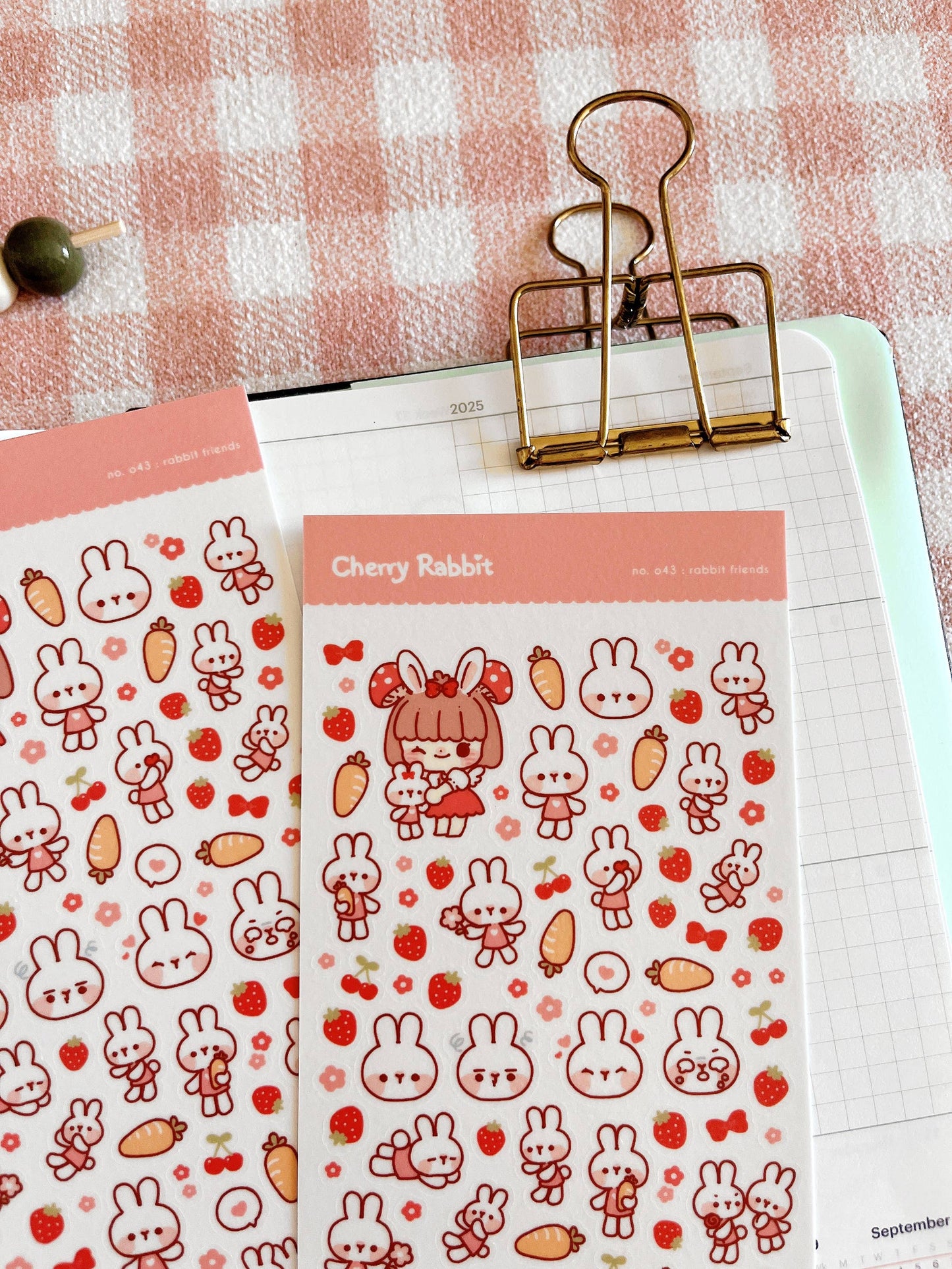 Rabbit Friends (ver. 2) Sticker Sheet