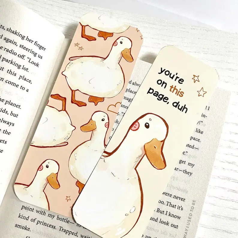 Duck Bookmark
