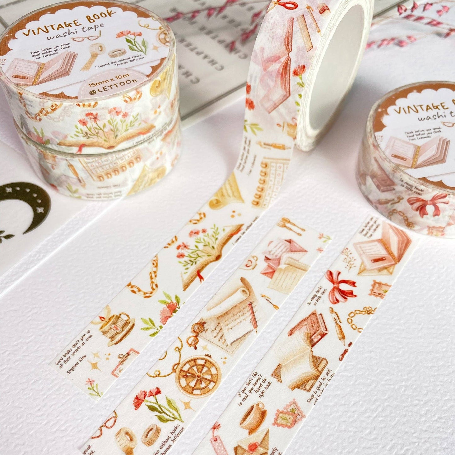 Vintage Book - Washi Tape