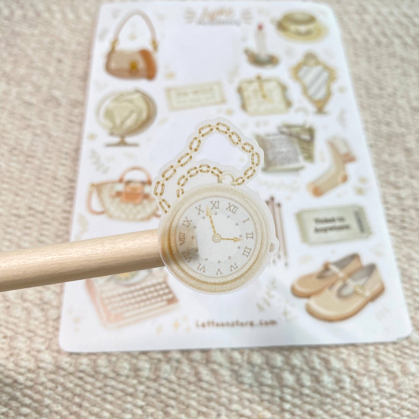Dark & Light Academia - Semi-Transparent Sticker Sheets