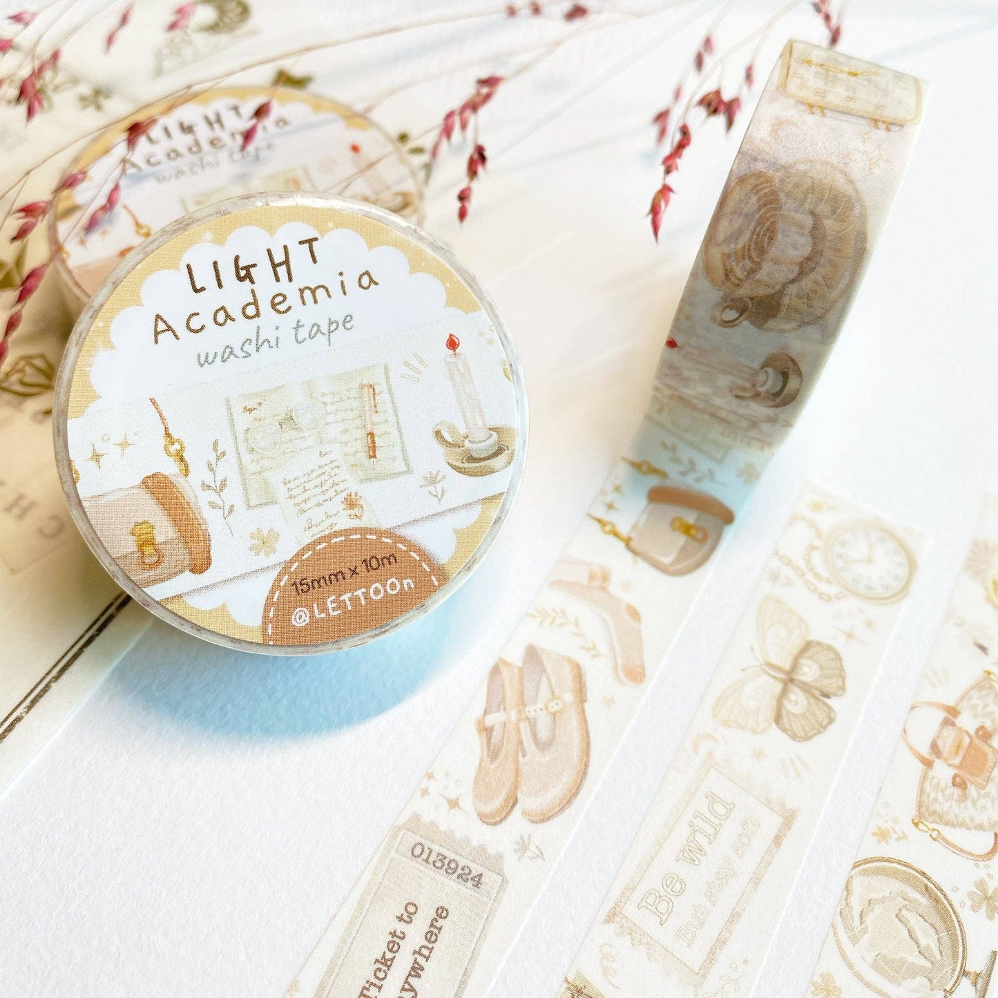 Dark & Light Academia - Washi Tapes