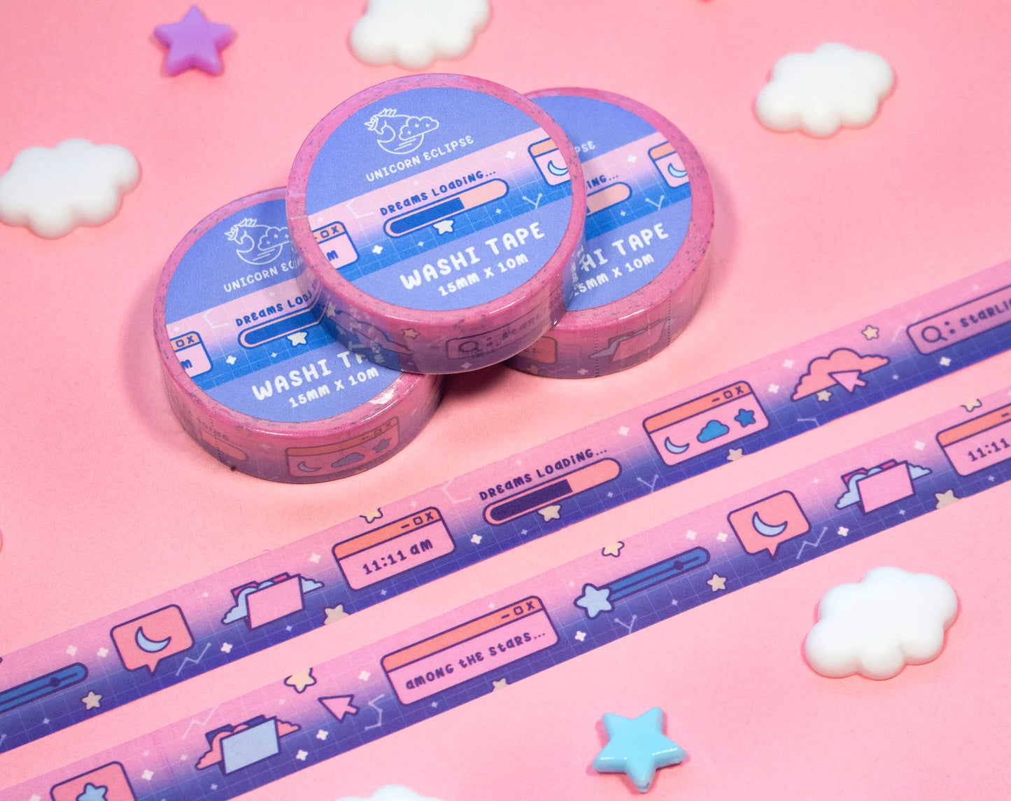 Celestial Webcore Washi Tape