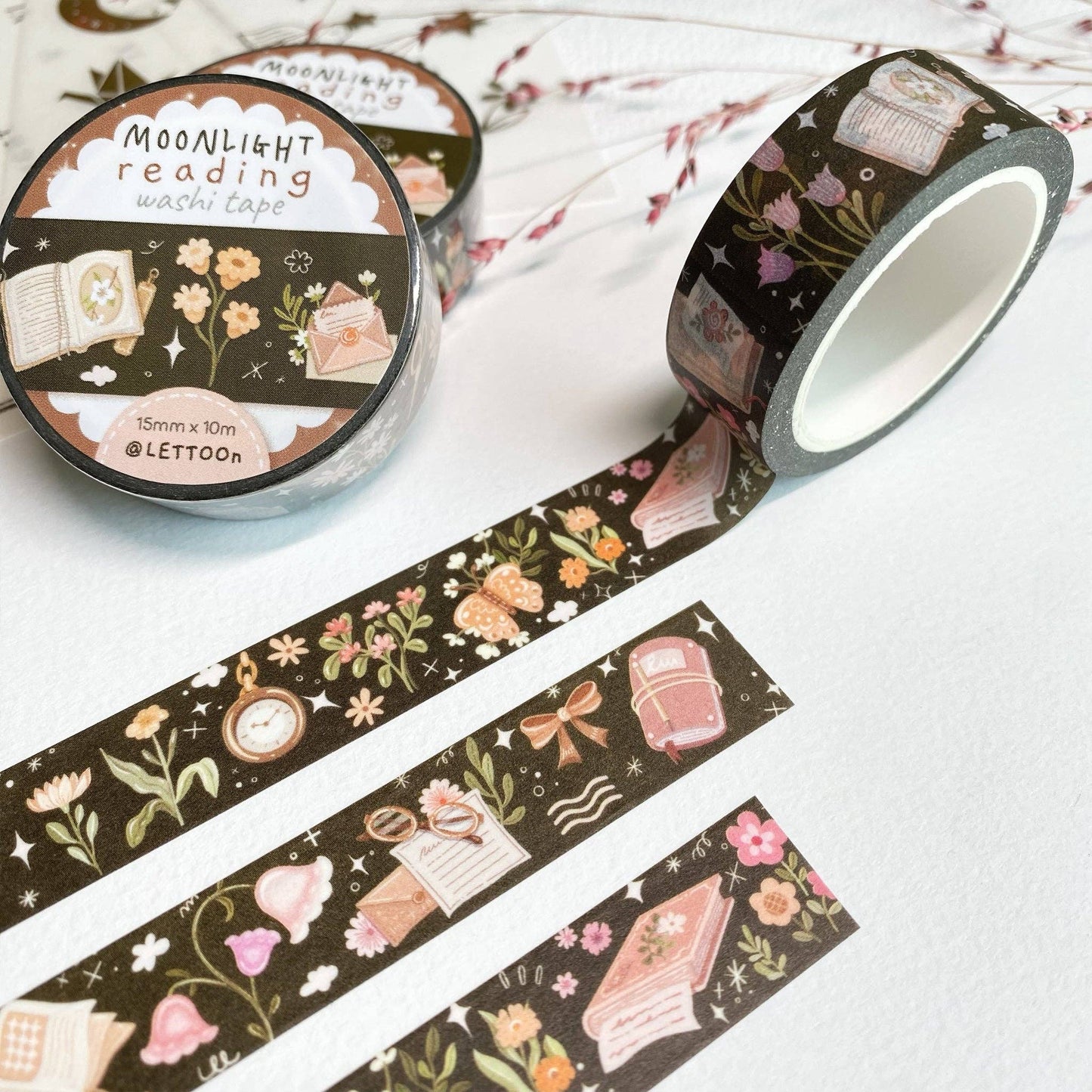 Moonlight Reading - Washi Tape