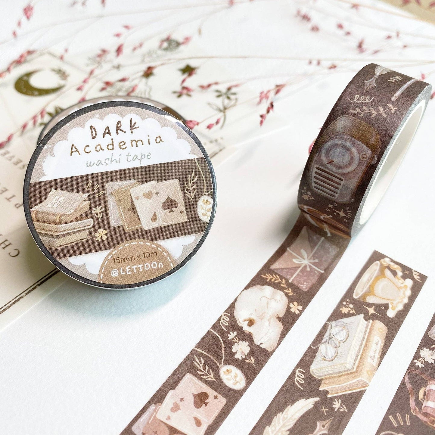 Dark & Light Academia - Washi Tapes