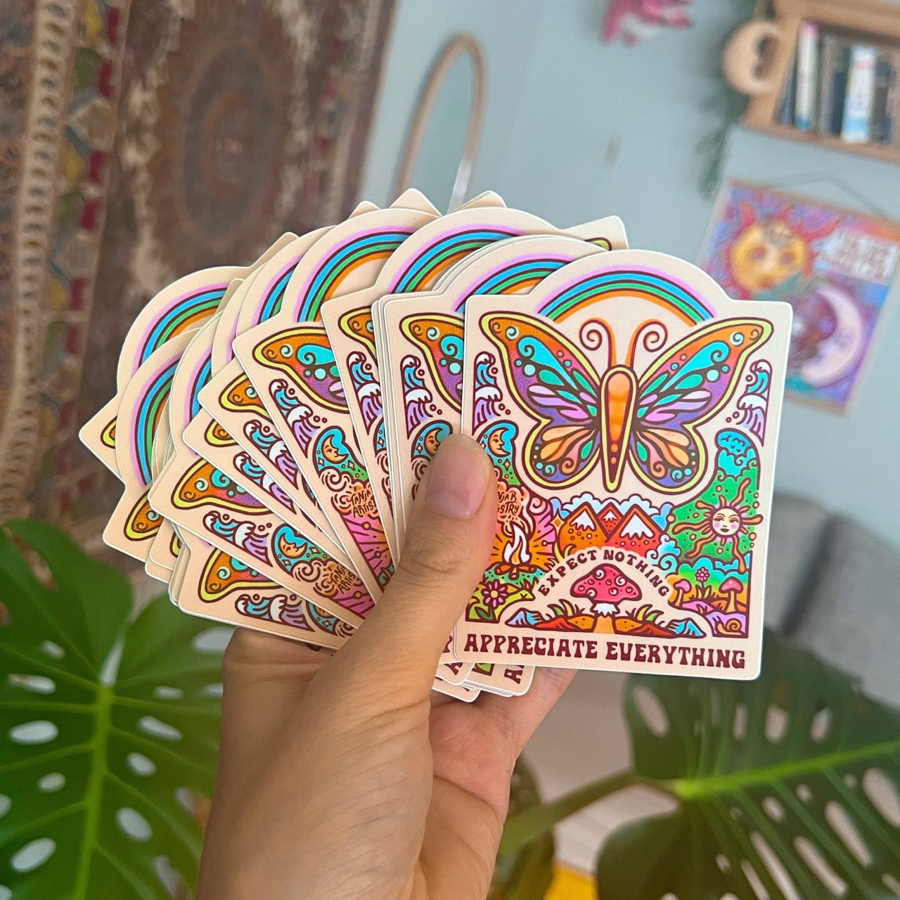 Appreciate Everything - Large Waterproof Sticker
