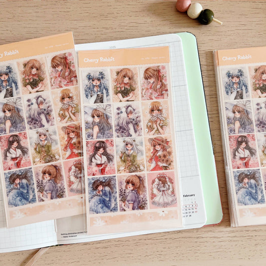Flower Series Sticker Sheet
