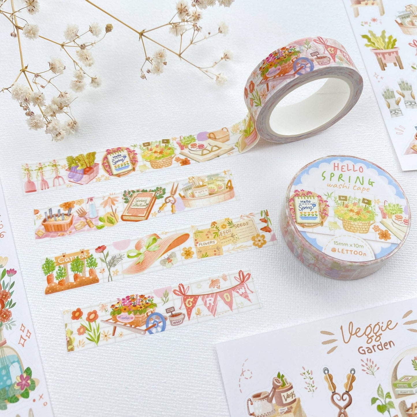 Hello Spring - Washi Tape