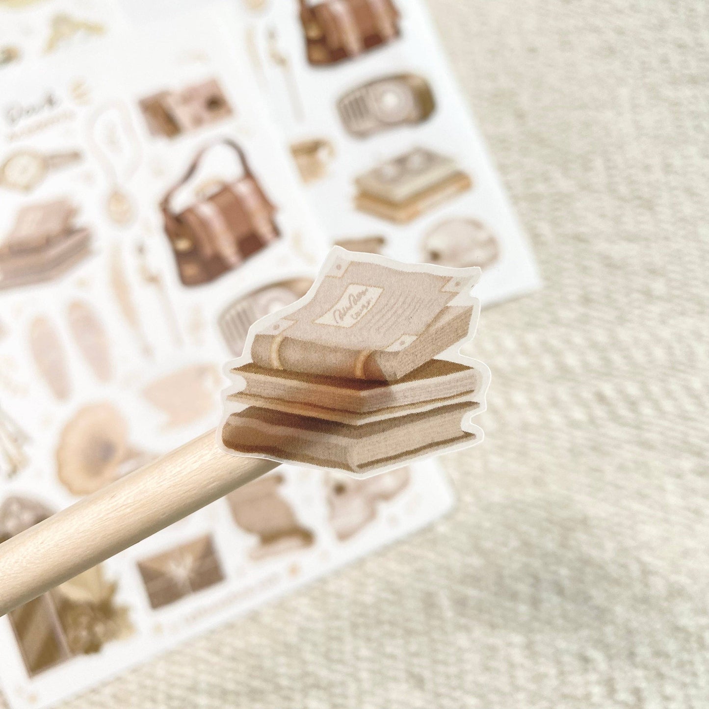Dark & Light Academia - Semi-Transparent Sticker Sheets