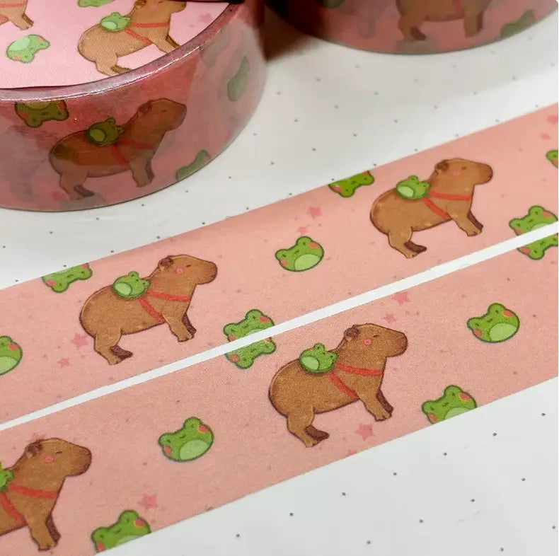 Cabypara Frog Bag Washi Tape