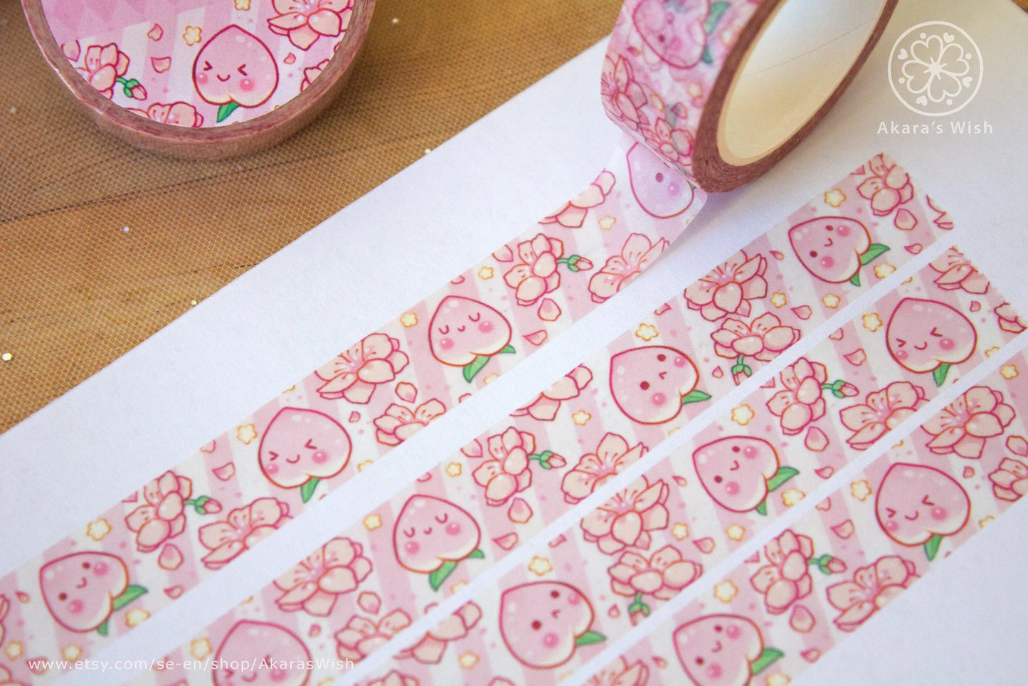 ACNH Fruits Washi Tape