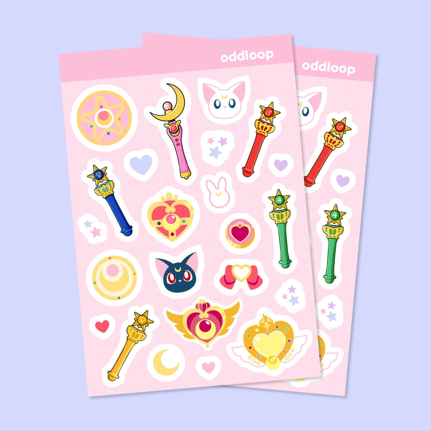 Moon Prism Sticker Sheet