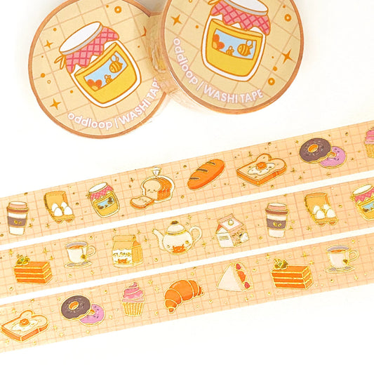 Cozy Cafe Bread 15mm Washi